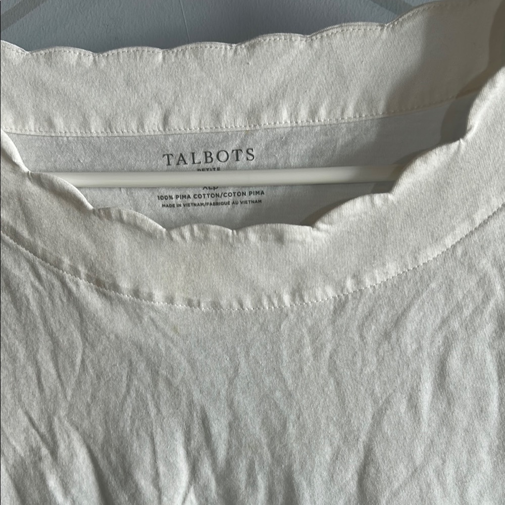 Talbots Cream Women's Top